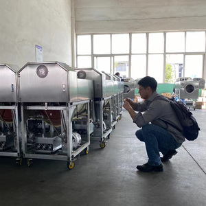 Rôtissoire à induction électromagnétique pour cacahuètes, avec bac de refroidissement, capacité 5kg/lot - 500kg/lot - Product Image 3