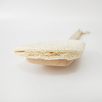 Éponge exfoliante naturelle confortable pour le corps, avec long manche en bois, pour la douche, le bain et le spa, brosse de massage pour le dos, pour adultes