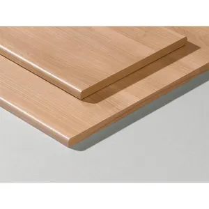 नवीन डिजाइन अच्छी कीमत लकड़ी अनाज बिल्डिंग रंगीन यूवी प्रतिरोधी एचपीएल दीवार क्लैडिंग पैनल