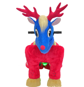 Animaux à roulettes électriques pour enfants, jouets à roulettes électriques en peluche motorisés, scooters électriques à roulettes en peluche - Product Image 3