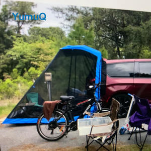 YumuQ Off-Road Pickup Truck Bed Roof Top Camp Topper Accesorios Estante de aleación de aluminio Tiendas de campaña Tacoma 2 Man - Product Image 2