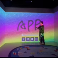 Système de projection interactif immersif pour musée, cartographie 3D, solution de projection interactive murale et au sol par contact tactile