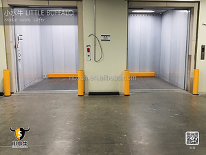 耐久性のあるプラスチック製エレベーター保護バリア弾性ガードレールラックエンド保護安全な地上衝撃停止交通障壁 - Product Image 4