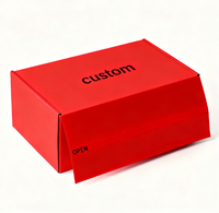 Cajas de Envío de Burbujas de Polietileno Ecológicas Rosas con Logotipo Personalizado, Cajas de Cartón para Envíos de Pequeñas Empresas, Embalaje para Esponjas Cosméticas