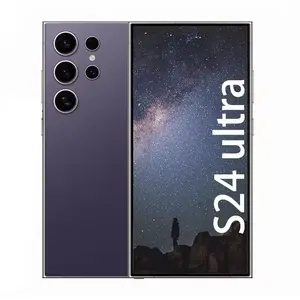 Nouveau smartphone original S24 Ultra avec double carte SIM 5000mAh grande batterie quatre caméras Android 14 téléphones mobiles 5G neufs