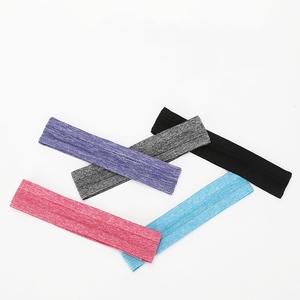 Logo personnalisé Bandeaux d'entraînement Bandeaux pour cheveux de sport Bandeau antidérapant évacuant l'humidité pour les femmes qui courent - Product Image 6