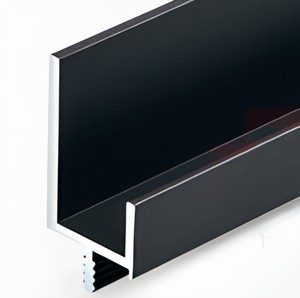 Poignée en aluminium en forme de L à <span class=keywords><strong>angle</strong></span> droit de 18 mm pour armoire de cuisine, placard, tiroir - Product Image 2