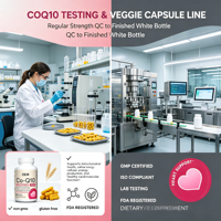 CoQ10 Softgels Max-Absorption Coenzyme Q10 Active Soin Cardiaque Énergie Cellulaire Antioxydant Complément Alimentaire 60 Gélules