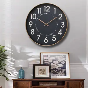 Orologi da parete di design minimalista di vendita calda regali creativi di fascia alta personalizzati orologi da parete in plastica