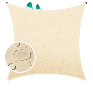 <span class=keywords><strong>Voiles</strong></span> d'ombrage imperméables Oxford en HDPE et polyester enduit PU pour extérieur, patio, <span class=keywords><strong>camping</strong></span> – Motifs carrés et triangulaires pour restaurants, été - Product Image 1