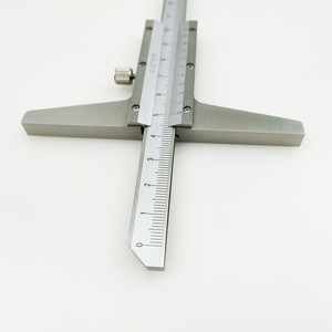Guilin Vernier Depth Gauge 0-150mm 0.02mm <b>Precision</b> Stainless Steel Measurement <b>Tool</b> - Product Image 1