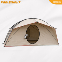 Tente de camping extra large pour 6 à 8 personnes, 210T, 75D polyester, PU3000MM, imperméable, tente de glamping pour fête de famille, glamping en plein air
