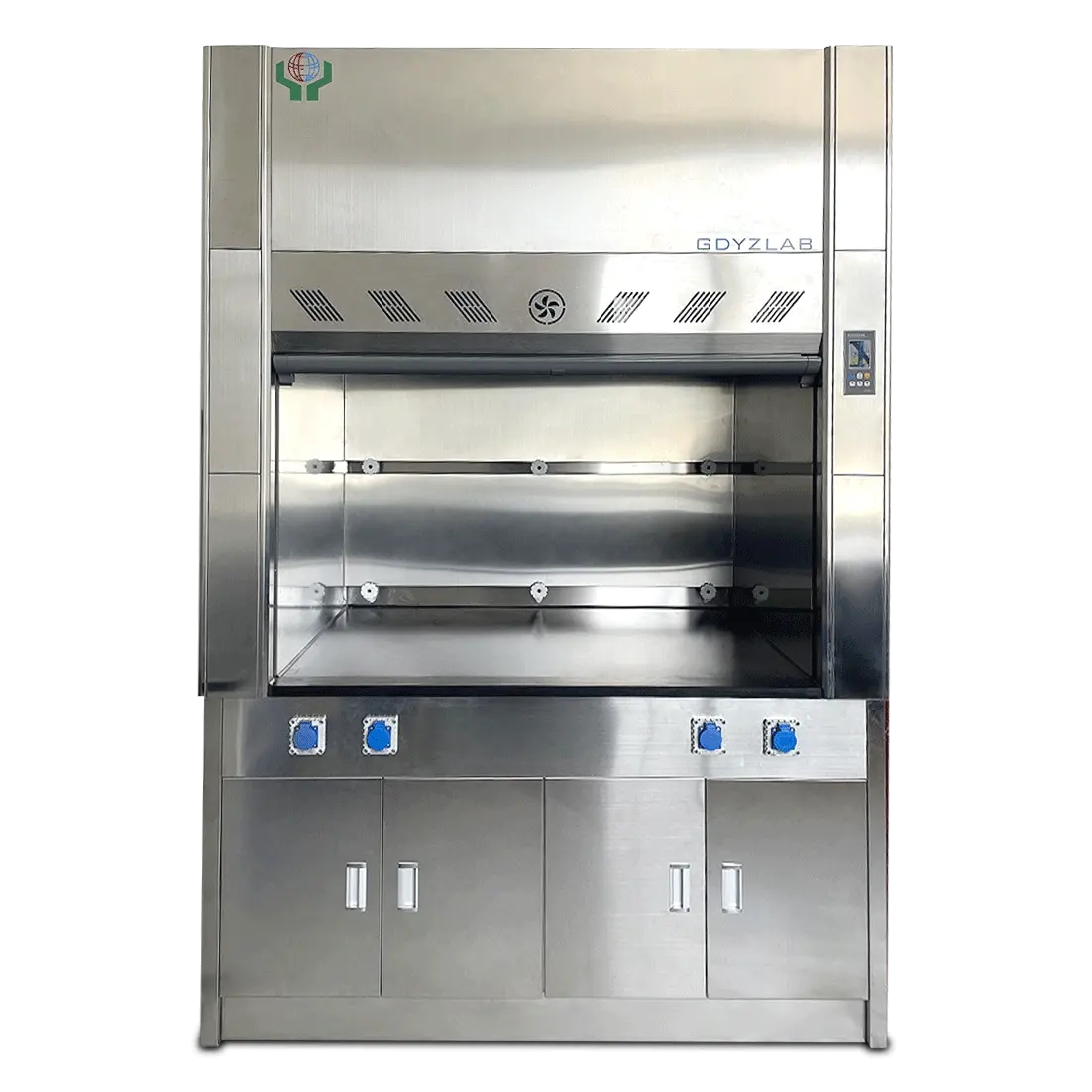 Compectetive Price Stainless Steel Fume Hood Touch-panel Fume Cupboard with Ventilation System