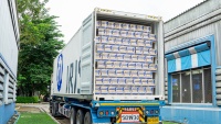 Le récipient de rouleau de riz le plus solide de 20 pieds 10 pouces boîte en aluminium bleu 704 (unité 1,408) du fabricant thaïlandais