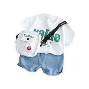 Camisetas de Manga Corta con Cuello Redondo, Diseño de Dibujos Animados, Antiencogimiento, Tejido de Punto, 100% Algodón Hipoalergénico, Sin Etiquetas, para Niños y Niñas Pequeños - Product Image 2