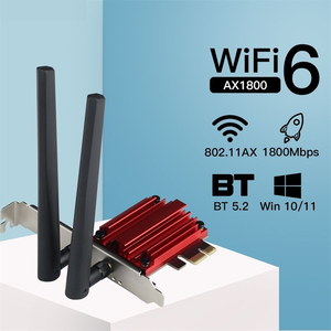 Module <span class=keywords><strong>Wifi</strong></span> <span class=keywords><strong>6</strong></span> AX1800 <span class=keywords><strong>Mini</strong></span> Pcie Chipset Mt7921 Double Bande 1800Mbps <span class=keywords><strong>Wifi</strong></span> <span class=keywords><strong>6</strong></span> <span class=keywords><strong>Carte</strong></span> Réseau Sans Fil <span class=keywords><strong>PCI</strong></span>-E avec BT5.2 - Product Image 3