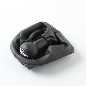 Pommeau de levier de vitesse en cuir pour Peugeot 307, pièce de rechange lavable - Product Image 3