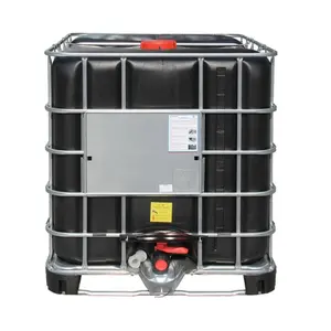 1000L Black Vertical Water Storage Tank For Diesel Fuel
