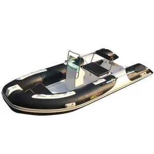 Goboat-Bote inflable de remos con Pedal, bote inflable de remos, Kayak de potencia, rescate, pesca, Kayak, RIB390, 3,9 M, 13 pies