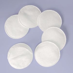 Almohadillas de Algodón Desechables OEM de 3 Capas para Desmaquillar el Rostro, Redondas y Cuadradas, con Relieve, para Limpieza Facial Diaria - Product Image 4
