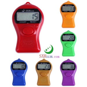 เครื่องนับจำนวนแบบพกพาอิเล็กทรอนิกส์ จอ LCD ขนาดใหญ่ สำหรับนับจำนวนคน ทำจากพลาสติก ใช้สำหรับนับจำนวนและจับเวลา - Product Image 1