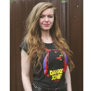 Danko <span class=keywords><strong>Jones</strong></span> Wild per copertina di gatto t-shirt Punk da uomo realizzata in tessuto resistente stile Rock canadese - Product Image 2