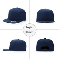 Topi Baseball Snapback 6 Panel Flat Brim Terstruktur Hip Hop Streetwear Bordir Akrilik Logo Custom Unisex Adjustable Grosir