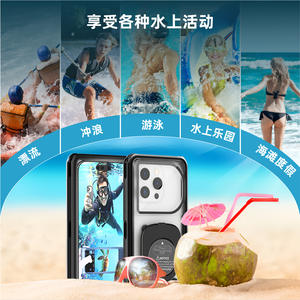 Étui universel étanche pour téléphone avec scellement complet pour <span class=keywords><strong>iPhone</strong></span> 17 Pro Max, adapté à la plongée - Product Image 4