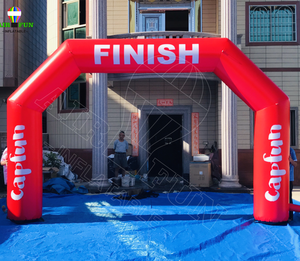 AIRFUN balon lengkungan tiup merah muda tiup kustom promosi lengkungan tiup acara Diskon - Product Image 6