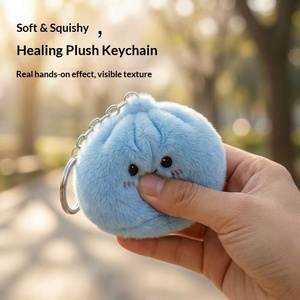 Nouvelle Peluche Mignonne en Forme de Petit Ravioli 2026, Jouet Anti-Stress à Presser, Porte-clés, pour Enfants de 5 à 7 Ans, Unisexe, Emballage Boîte Couleur, Décoration - Product Image 3