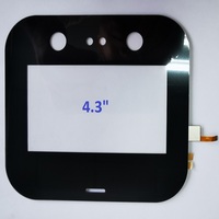 Panel Táctil Capacitivo Industrial de 4.3 Pulgadas, Directo de Fábrica ODM OEM, MOQ Pequeño, Personalizado, PCAP de 10 Puntos, Multi USB, Resistente al Agua