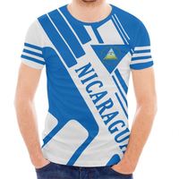 Bon produit Qualité Drapeau Plus Nicaragua Taille Hommes T-shirts Sport Fitness Séchage Rapide T-shirts Mode Personnalisé T-shirt pour Hommes