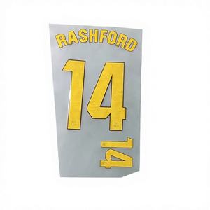 Pegatina Termoadhesiva con Nombre y Número <span class=keywords><strong>de</strong></span> Fútbol para Niños, Equipación Local del <span class=keywords><strong>Barcelona</strong></span> 25-26, La Liga, Font B - Product Image 1