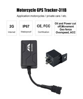 Dispositivo de Rastreo GPS/GPRS/GSM Coban 311B en Tiempo Real para Automóviles y Motocicletas con Alarma Antirrobo