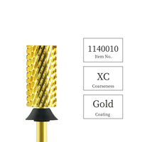Juego de brocas de carburo para manicura, brocas de tungsteno afiladas 5XC para uñas, para remover gel y cutículas