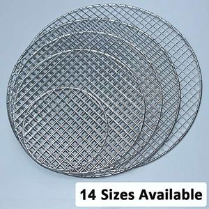 Gran oferta, parrilla de barbacoa de acero inoxidable, malla de alambre de barbacoa tejida duradera para cocinar al aire libre y acampar, suministro directo de fábrica - Product Image 4