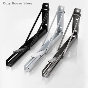 Support pliable à 90 degrés MJYC en acier inoxydable 304/201 pour <span class=keywords><strong>table</strong></span>, nickelé, montable au mur, réglable de 8 à 20 pouces - Product Image 2