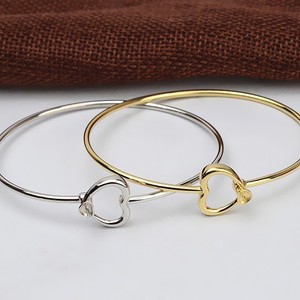 Brazalete Elástico de Plata S925 con Diseño de Amor, Hecho a Mano, para Mujer, con Soporte para Perlas de 5-7.5 mm, Semi-Acabado, 508, Accesorios de Joyería - Product Image 4