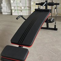 XOYOOU Planche d'exercice abdominale pliable multifonctionnelle en acier pour la remise en forme à domicile, unisexe