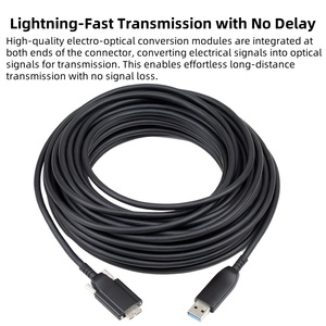 Maximon sợi quang USB 3.0 & 2.0 Hệ thống an ninh dài-phạm vi truyền từ Loại-A để Micro-B PVC Áo khoác cho máy tính sử dụng - Product Image 4