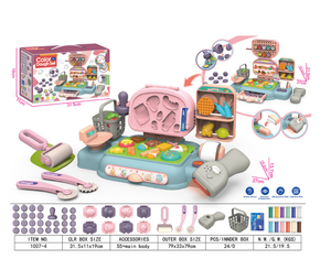 <span class=keywords><strong>Juegos</strong></span> de bebé juguete educativo cajero para niños helado sushi arcilla de colores arcilla juguetes ultra ligero arcilla helado conjunto de herramientas - Product Image 6