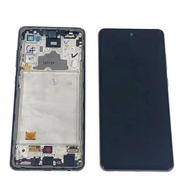 6.7" New Original For Sam Galaxy A72 4G LCD Display Touch Screen Digitizer with frame Assembly