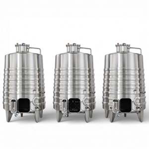 Réservoirs de stockage verticaux en acier inoxydable pour huile, eau, fermentation et vin, capacités 500L, 1000L, 2000L - Product Image 3