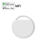 Localisateur mondial Airtag pour le suivi des animaux de compagnie, mode de positionnement GPS iOS et Android avec plus de 20 heures d'autonomie de la batterie, design mini écologique