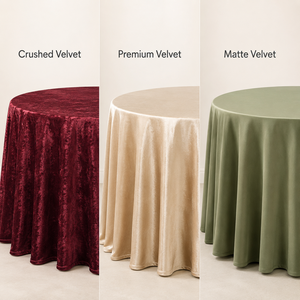 Luxury Polyester Velvet Tablecloth <b>Round</b> Rosette Pattern for Weddings and Parties-Rectangular Long <b>Table</b> <b>Cloth</b> - Product Image 1