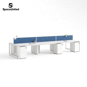 Ensemble de bureau et armoire de rangement pour deux personnes SpaceUnited, mobilier de bureau élégant - Product Image 6