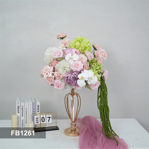 Environment Friendly Silk Handmade Realistic Rose Flower Ball Long Lasting Centerpiece flower ball for Wedding Events - Product Image 2