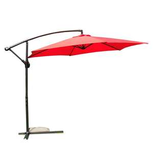 <span class=keywords><strong>Sombrilla</strong></span> Moderna de Acero <span class=keywords><strong>3x3</strong></span> para Exteriores, Tipo Banana, 1.5m, para Cafés, Hoteles, Terrazas, Patios, Restaurantes, Playa, Duradera - Product Image 1