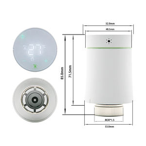 Zigbee numérique programmable Wifi Tuya vanne de <span class=keywords><strong>radiateur</strong></span> thermostatique TRV Thermostat - Product Image 2