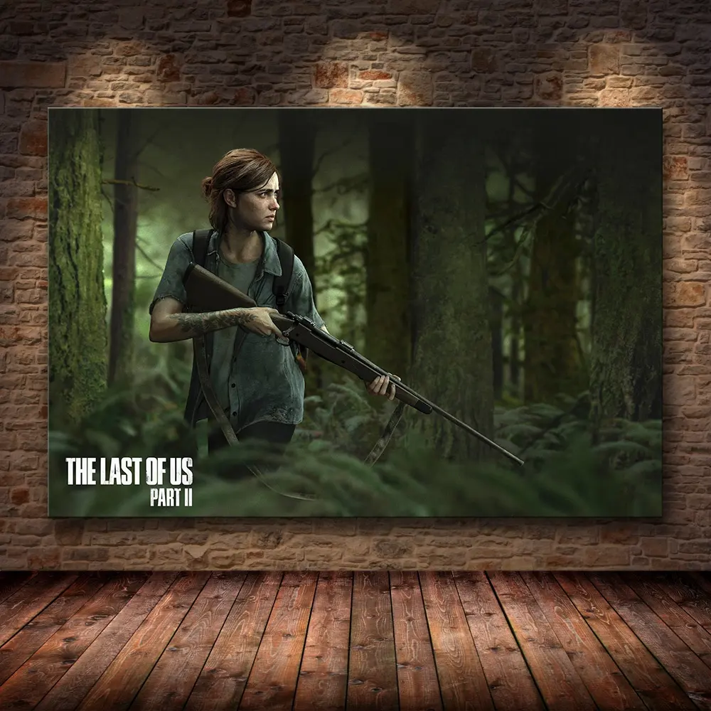 23 Designs The Last Of Us Video Game Poster Zombie Sống Sót Kinh Dị Hành Động Joel Ellie Canvas Sơn Hiện Đại Trang Trí Nội Thất Tường Nghệ Thuật